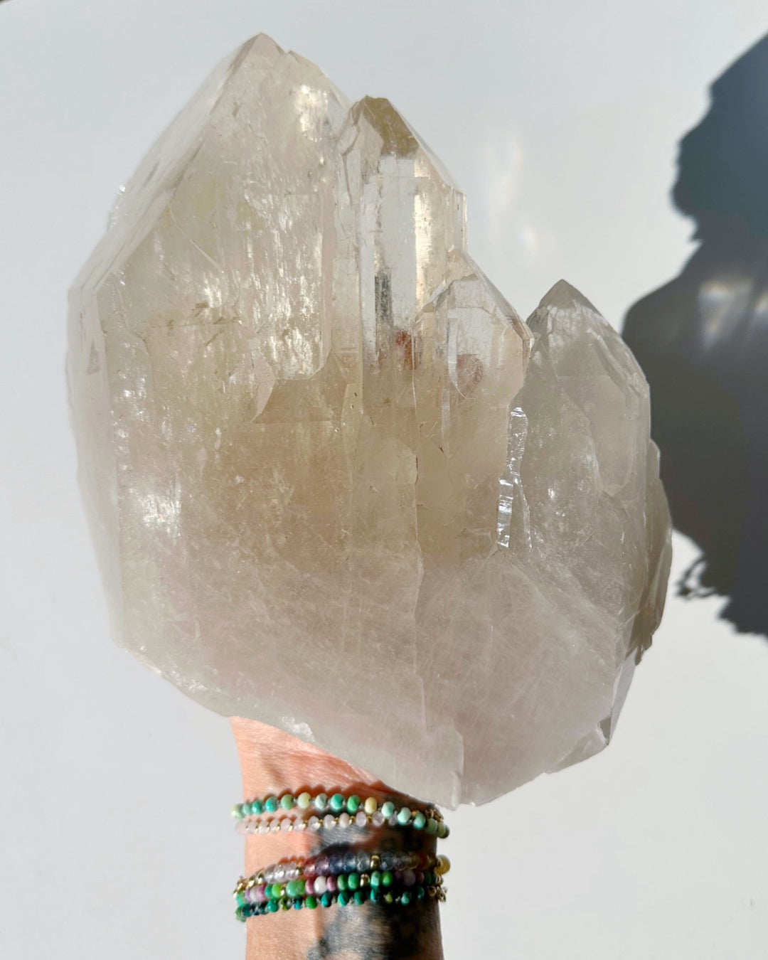 Cathedral Quartz Cluster w/ Albite