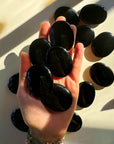 Black Obsidian Flat Palm Stones