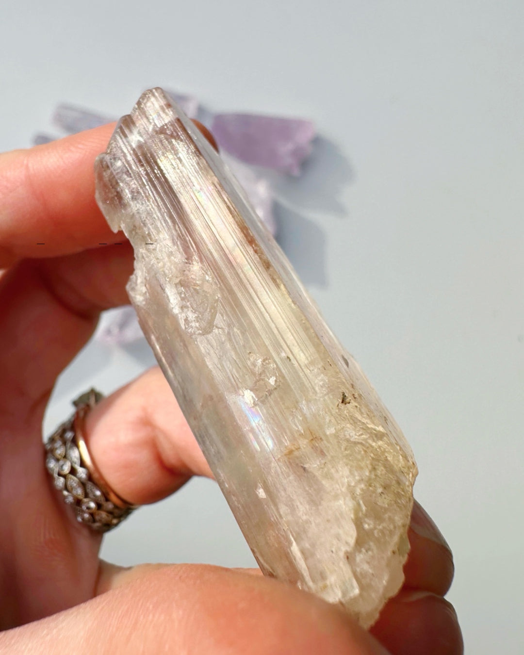 Raw Kunzite