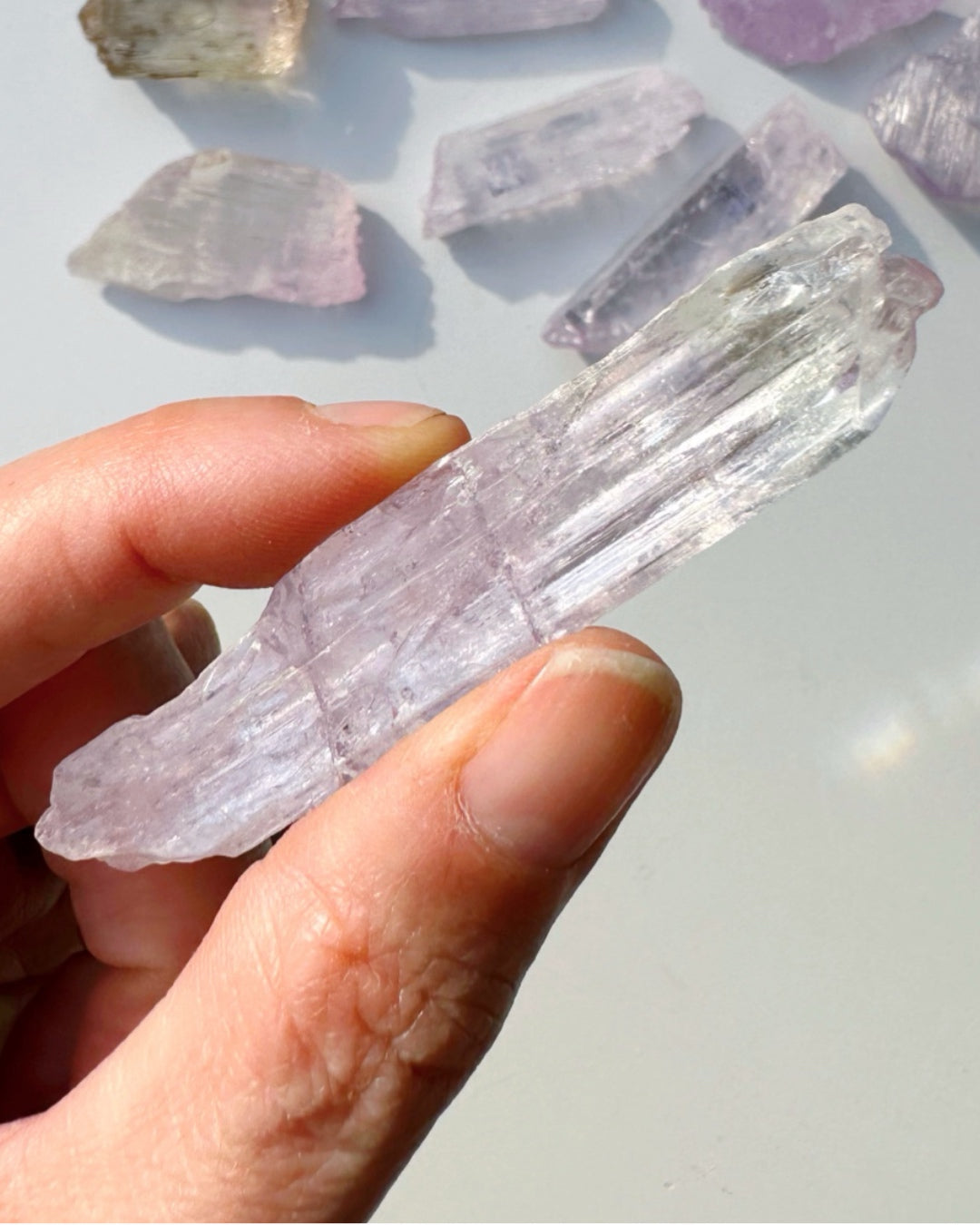 Raw Kunzite