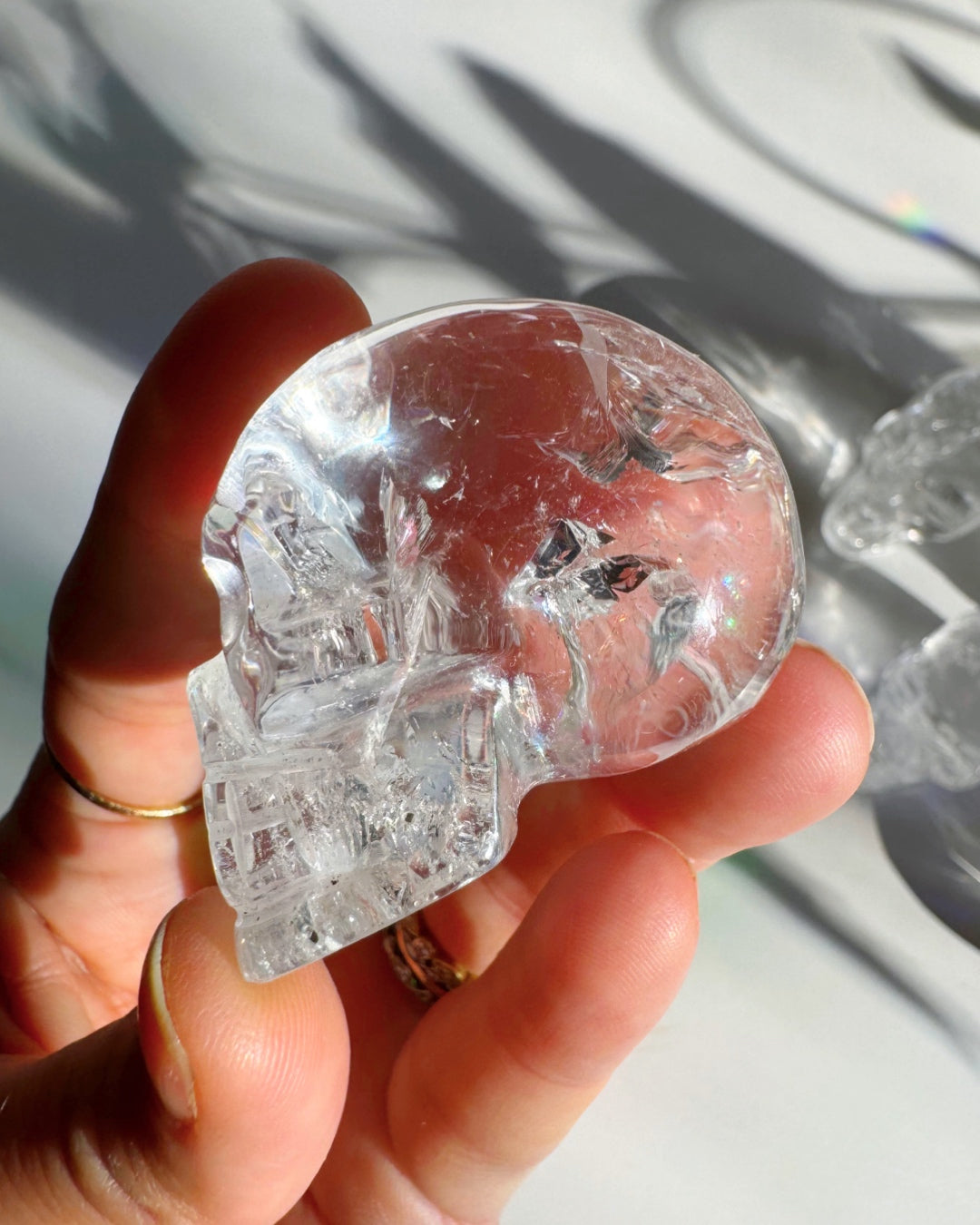 Clear Quartz Skull - Baltic Mermaid