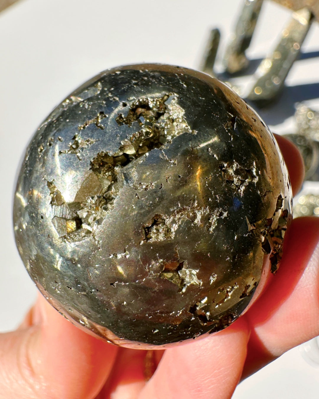 Pyrite Sphere - Baltic Mermaid