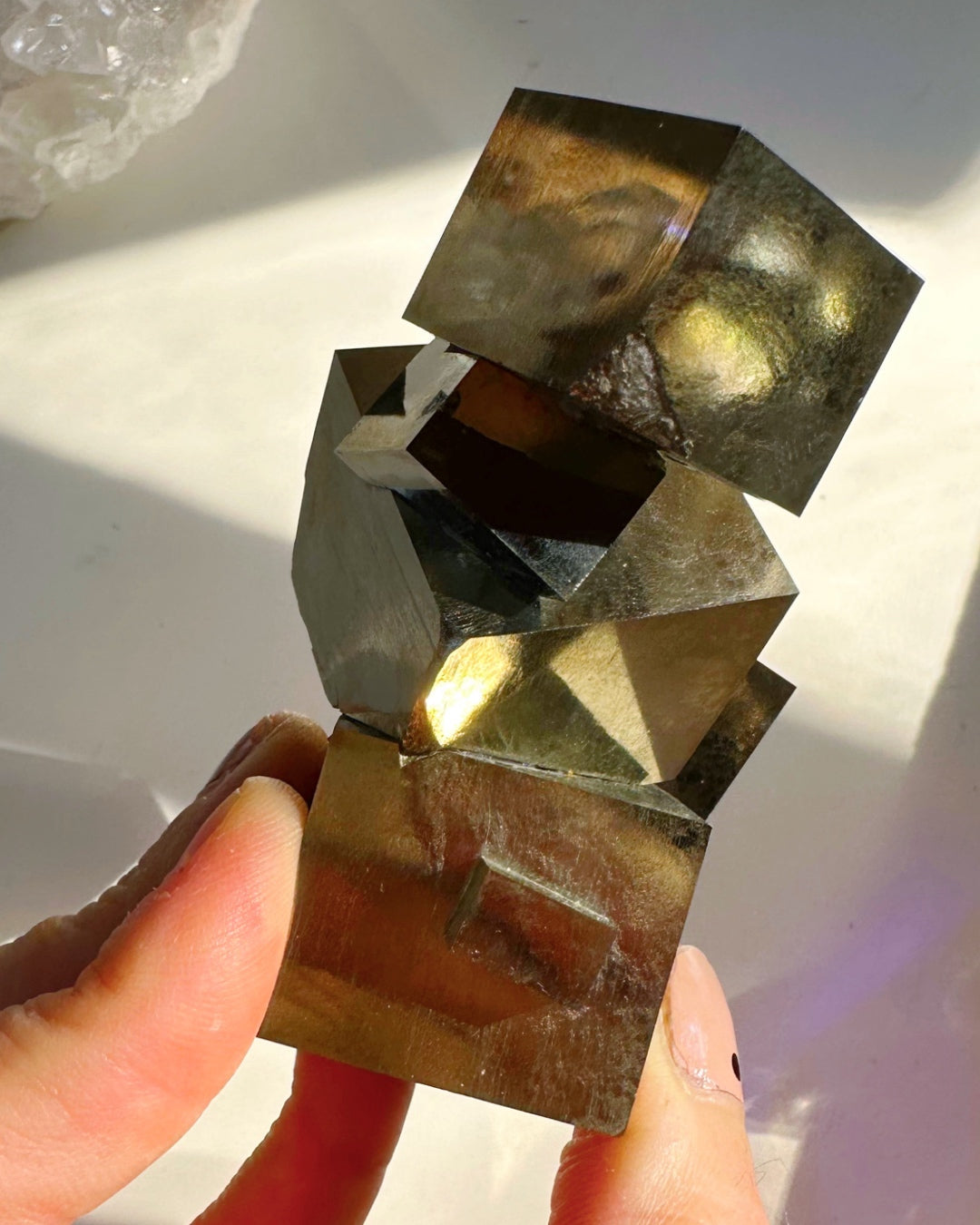 Pyrite Cube Cluster - AAA - Baltic Mermaid