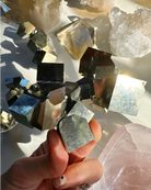 Pyrite Cube Cluster - AAA - Baltic Mermaid