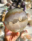 Amethyst Agate Sphere - Large