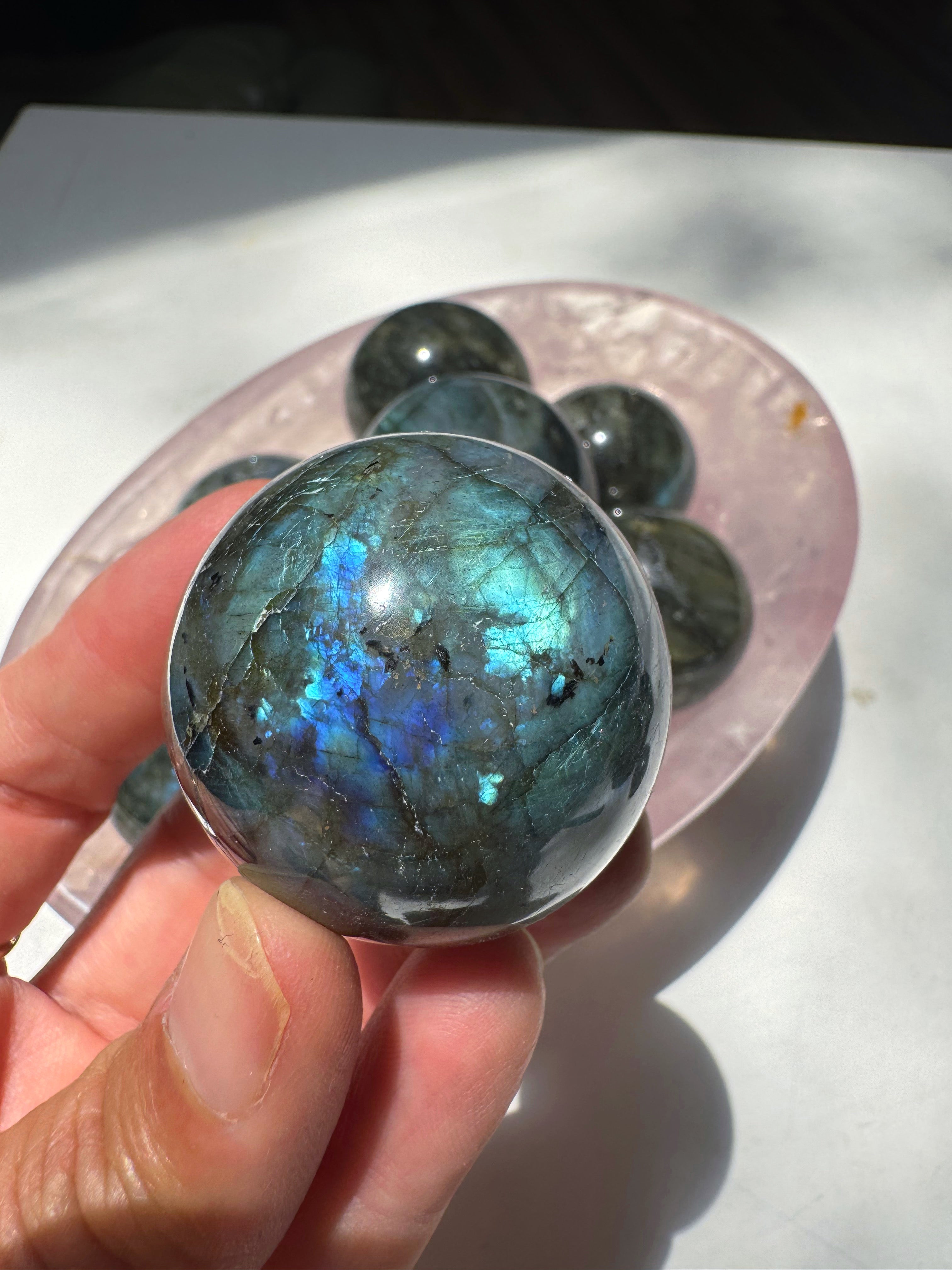 Labradorite Spheres Baltic Mermaid