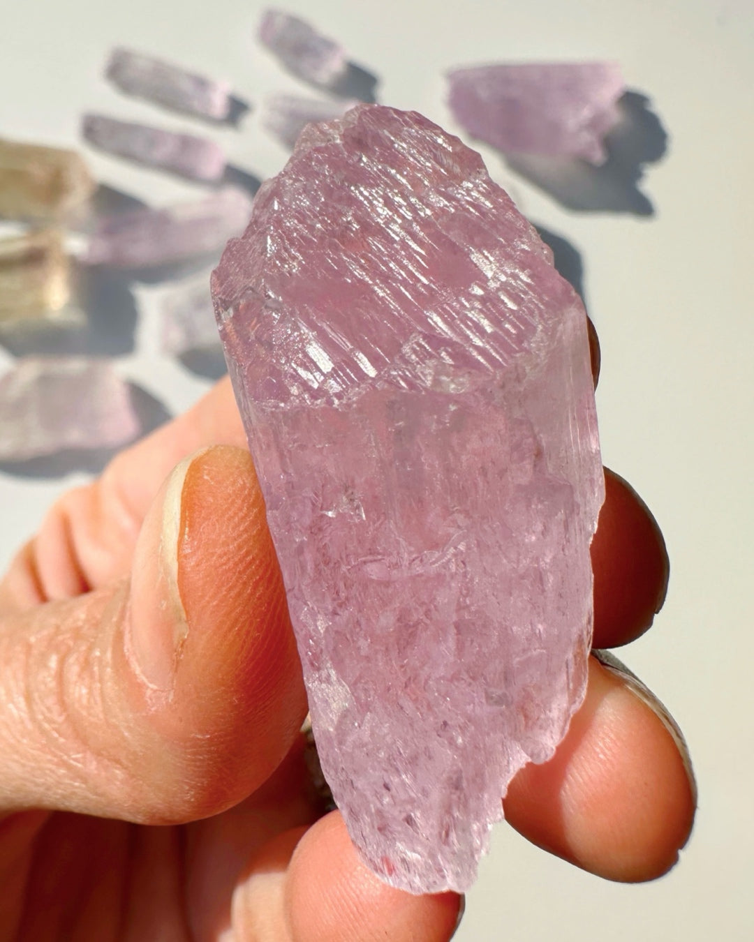 Raw Kunzite