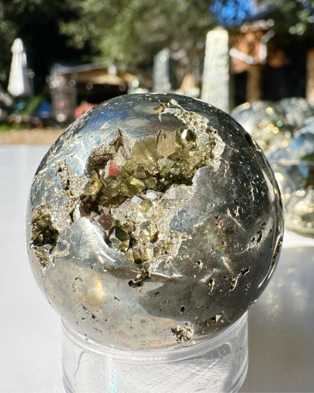 Pyrite Sphere - Baltic Mermaid