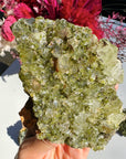 Epidote Quartz Cluster