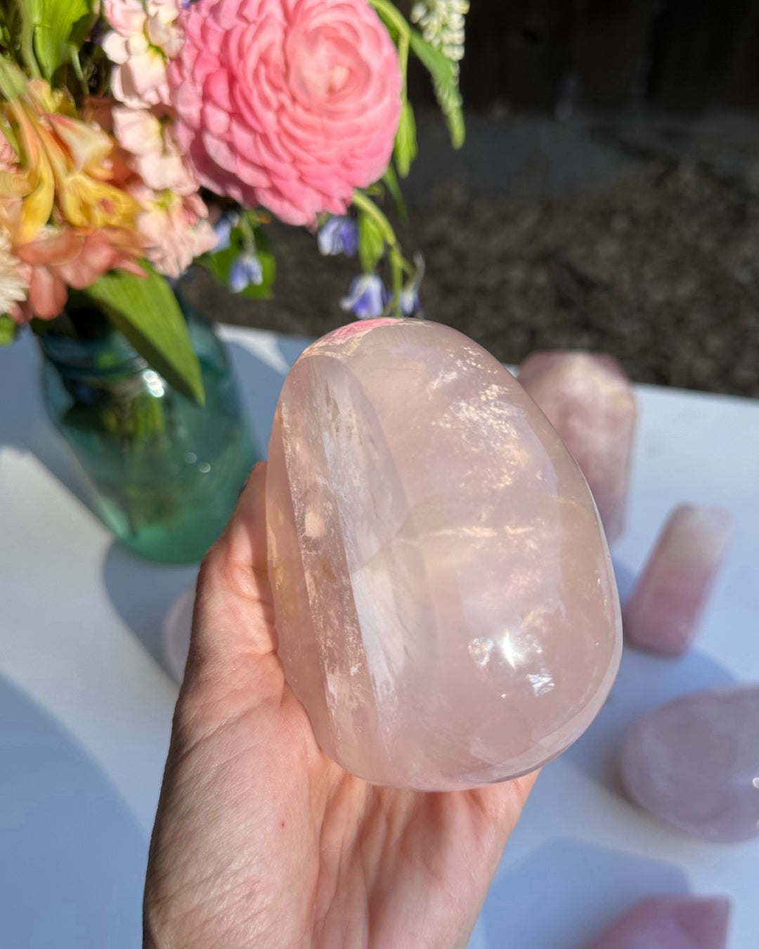 Rose Quartz Freeform - B