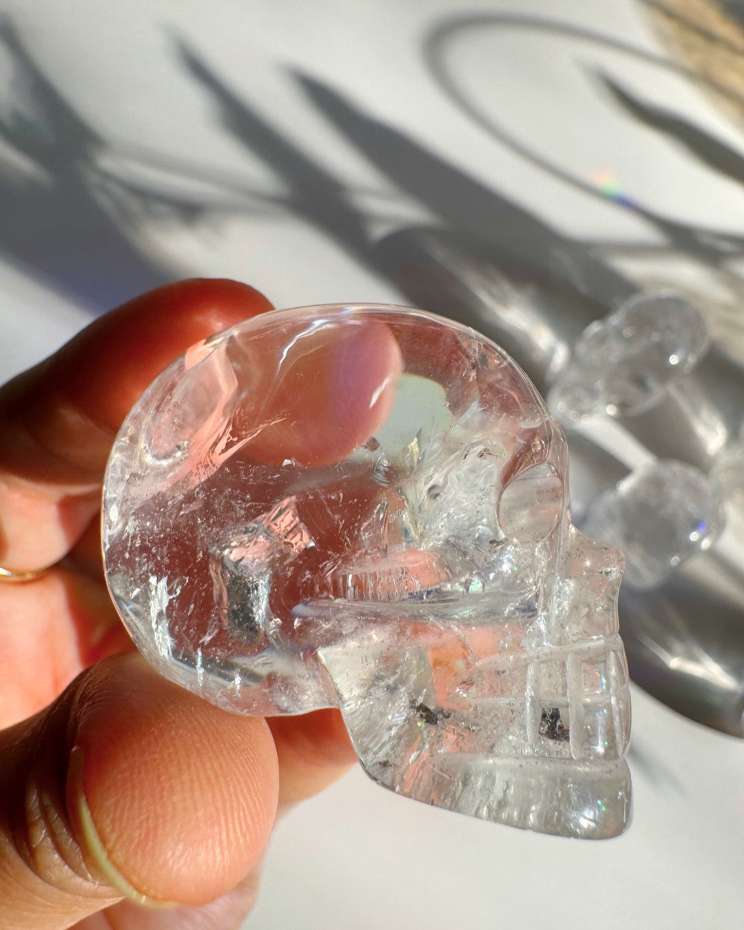 Clear Quartz Skull - Baltic Mermaid
