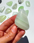 Green Calcite Cabs