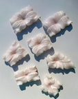 Carved Manganoan Calcite Flowers