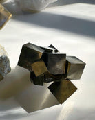 Pyrite Cube Cluster - AAA - Baltic Mermaid
