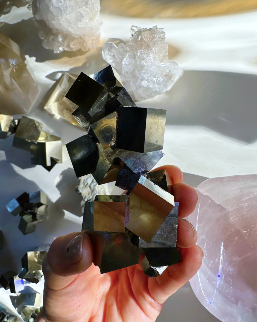 Pyrite Cube Cluster - AAA