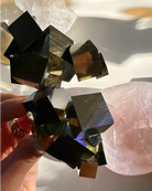 Pyrite Cube Cluster - AAA - Baltic Mermaid