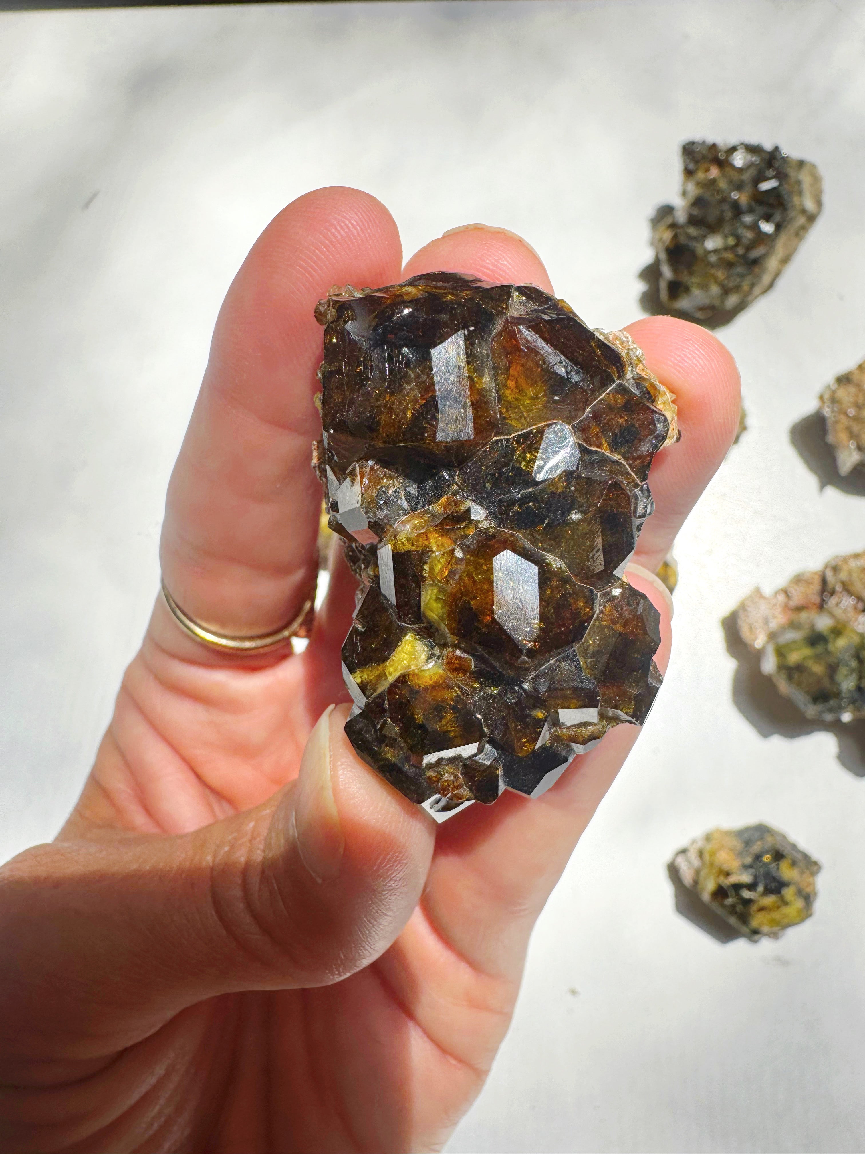 Rare Mali Green Grossular Andradite Garnet Epimorph w/ Clinochlore AAA Quality Baltic Mermaid