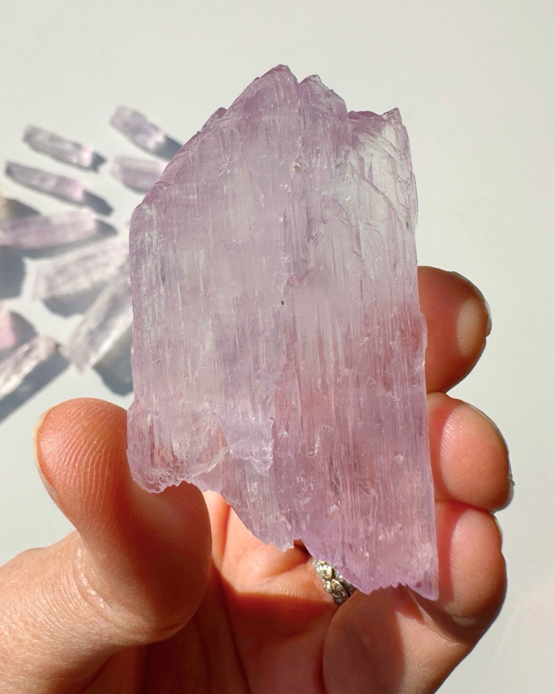 Raw Kunzite