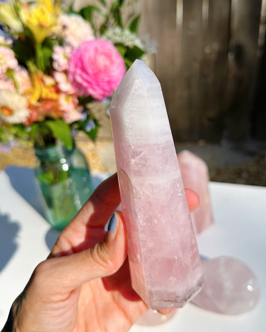 Rose Quartz Tower - Baltic Mermaid