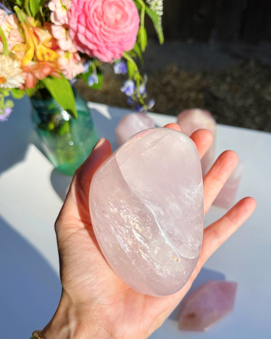 Rose Quartz Freeform - A