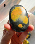 Bumblebee Jasper Palm Stones