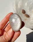 Sunstone & Peach Moonstone Palm Stone - O