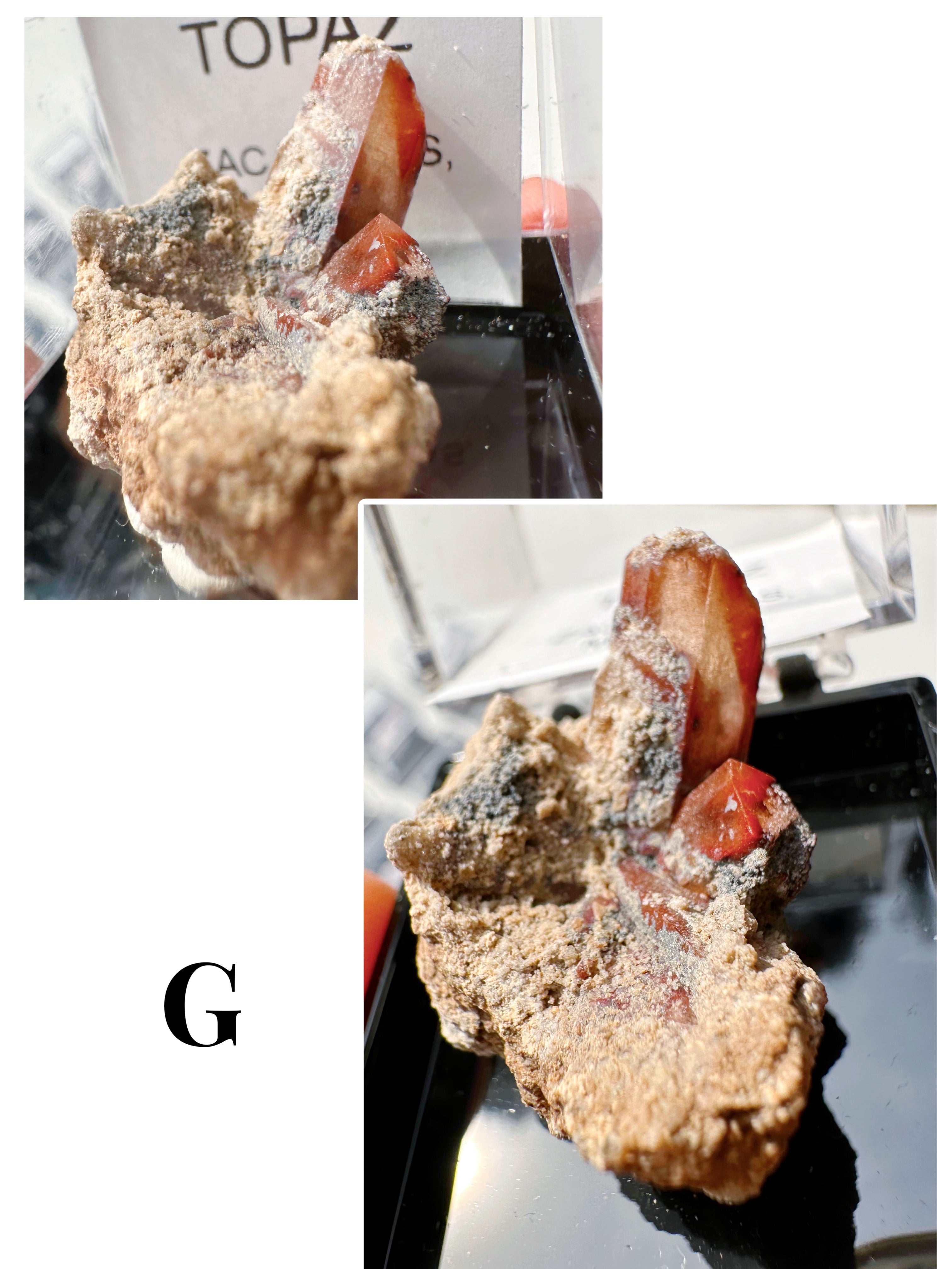 Natural Topaz Thumbnails in a Perky Box - from Zacatecas, Mexico - Baltic Mermaid