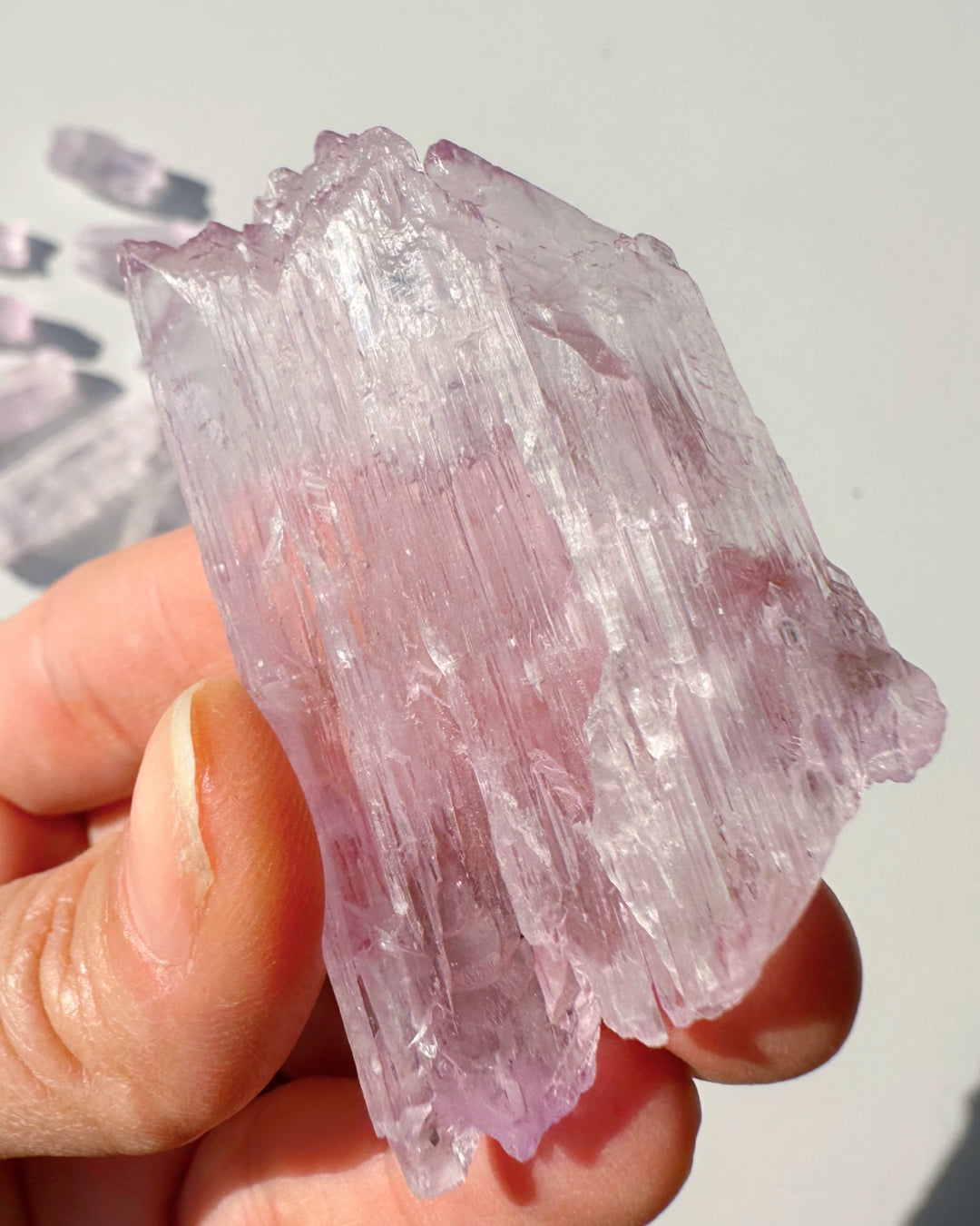 Raw Kunzite