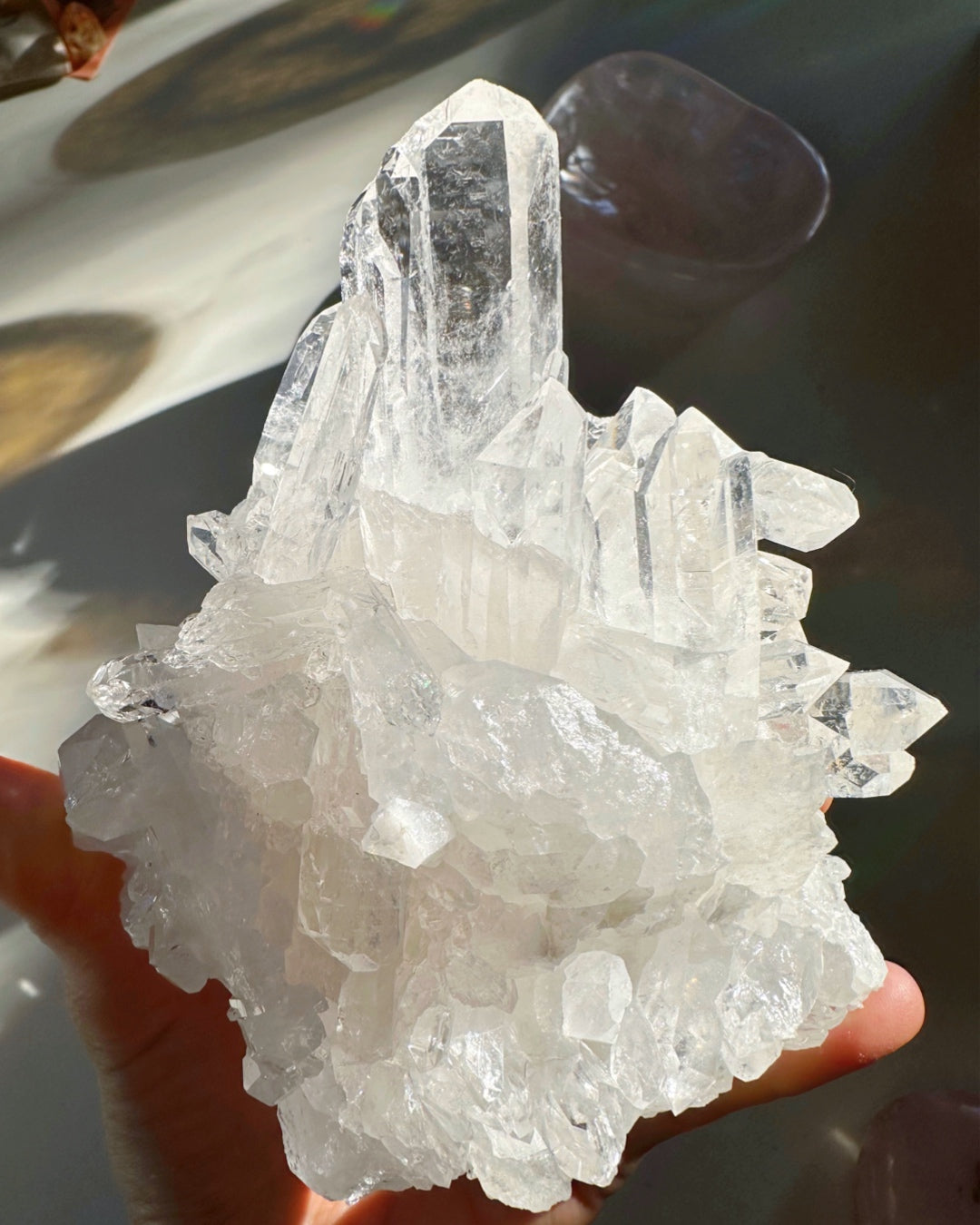 Clear Quartz Cluster - Baltic Mermaid