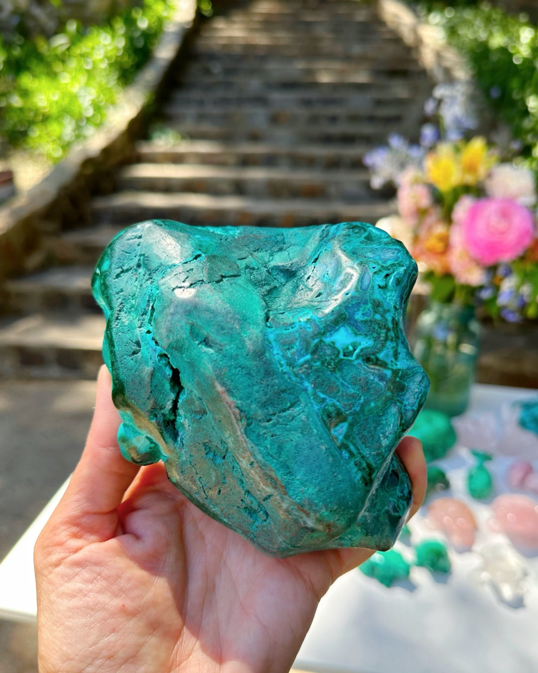 Chrysocolla w/ Malachite - Baltic Mermaid
