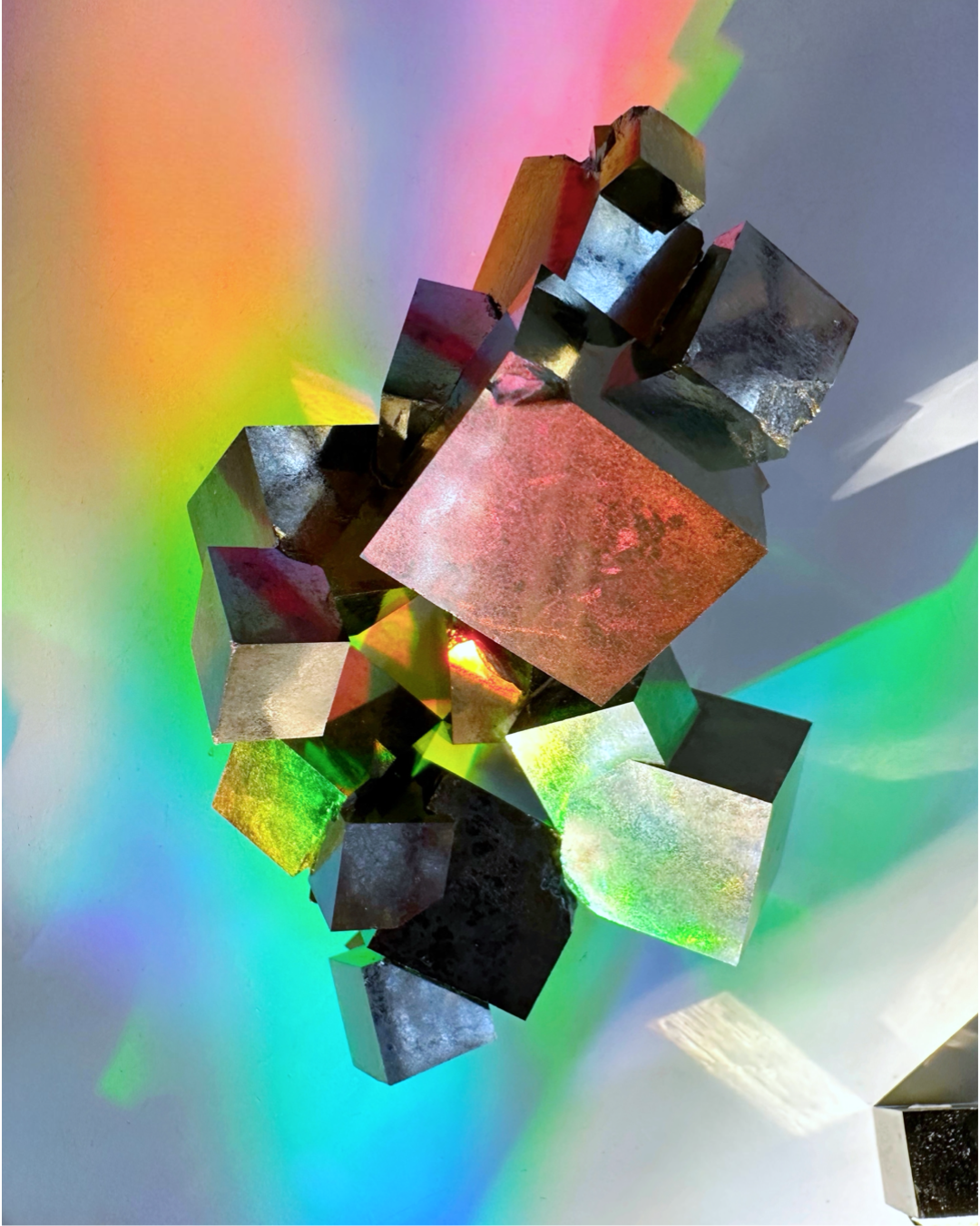 Pyrite Cube Cluster - AAA - Baltic Mermaid