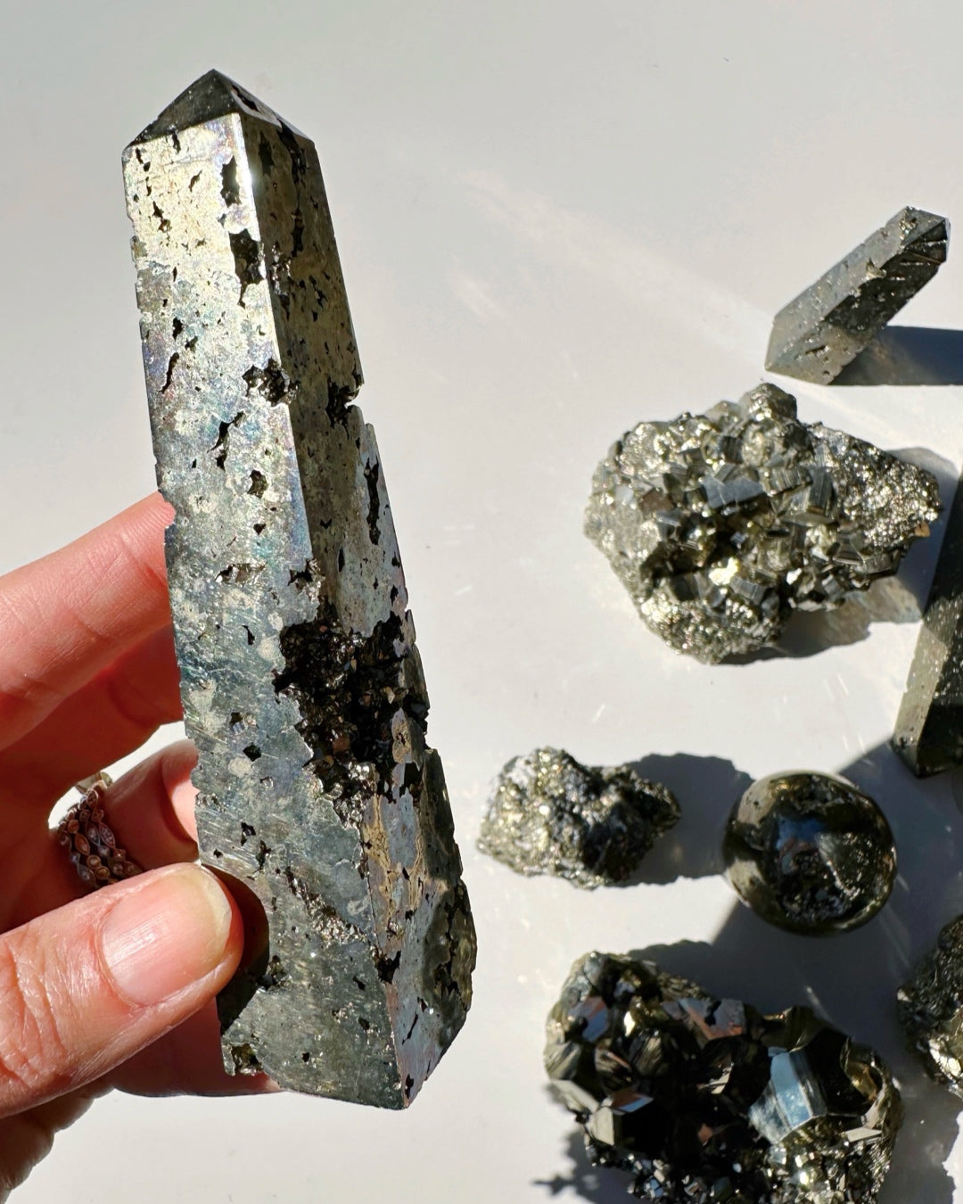 Pyrite Obelisk - Baltic Mermaid