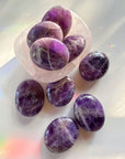 Amethyst Palm Stones from India