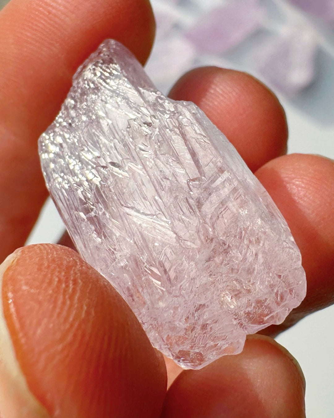 Raw Kunzite