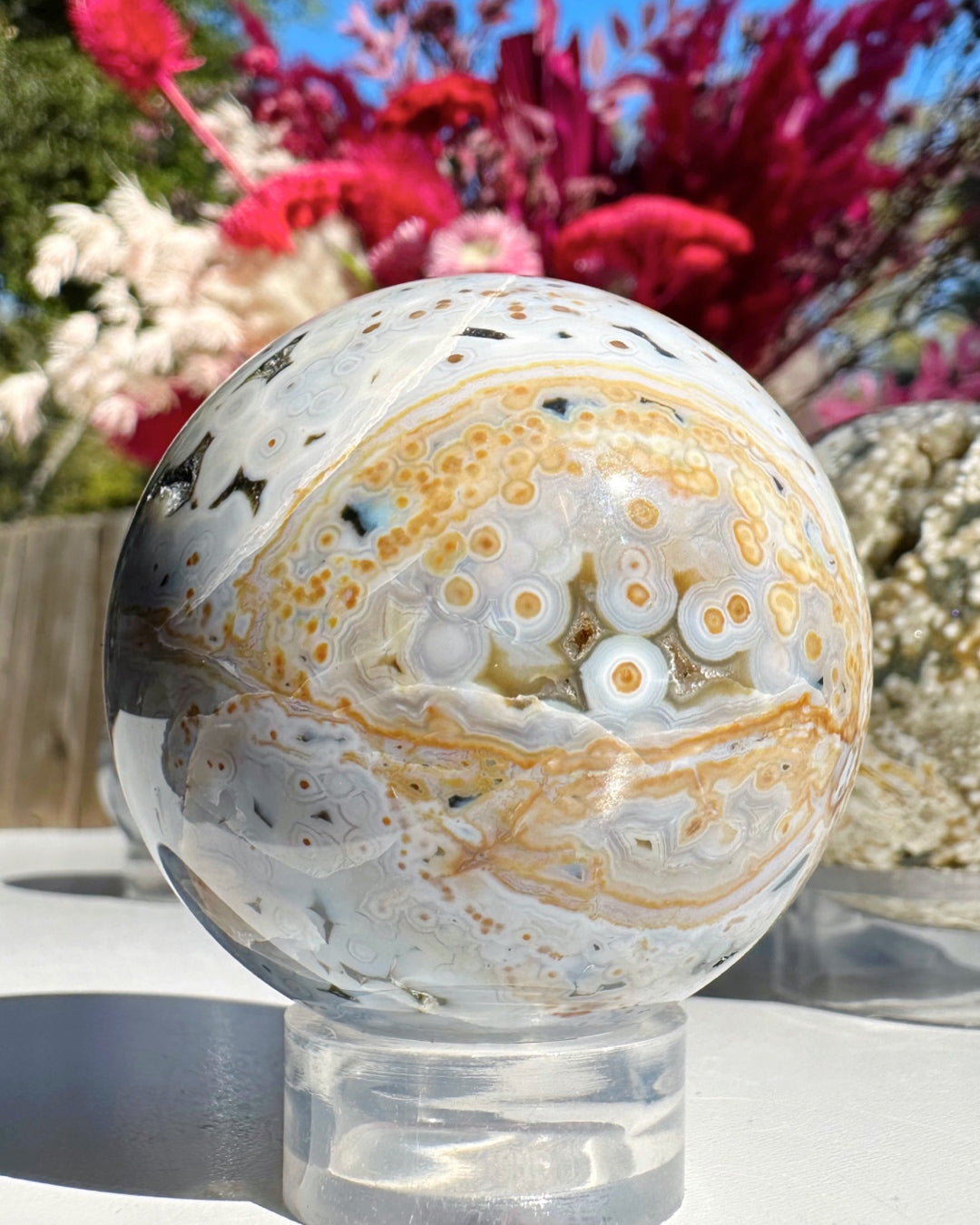 Ocean Jasper Sphere