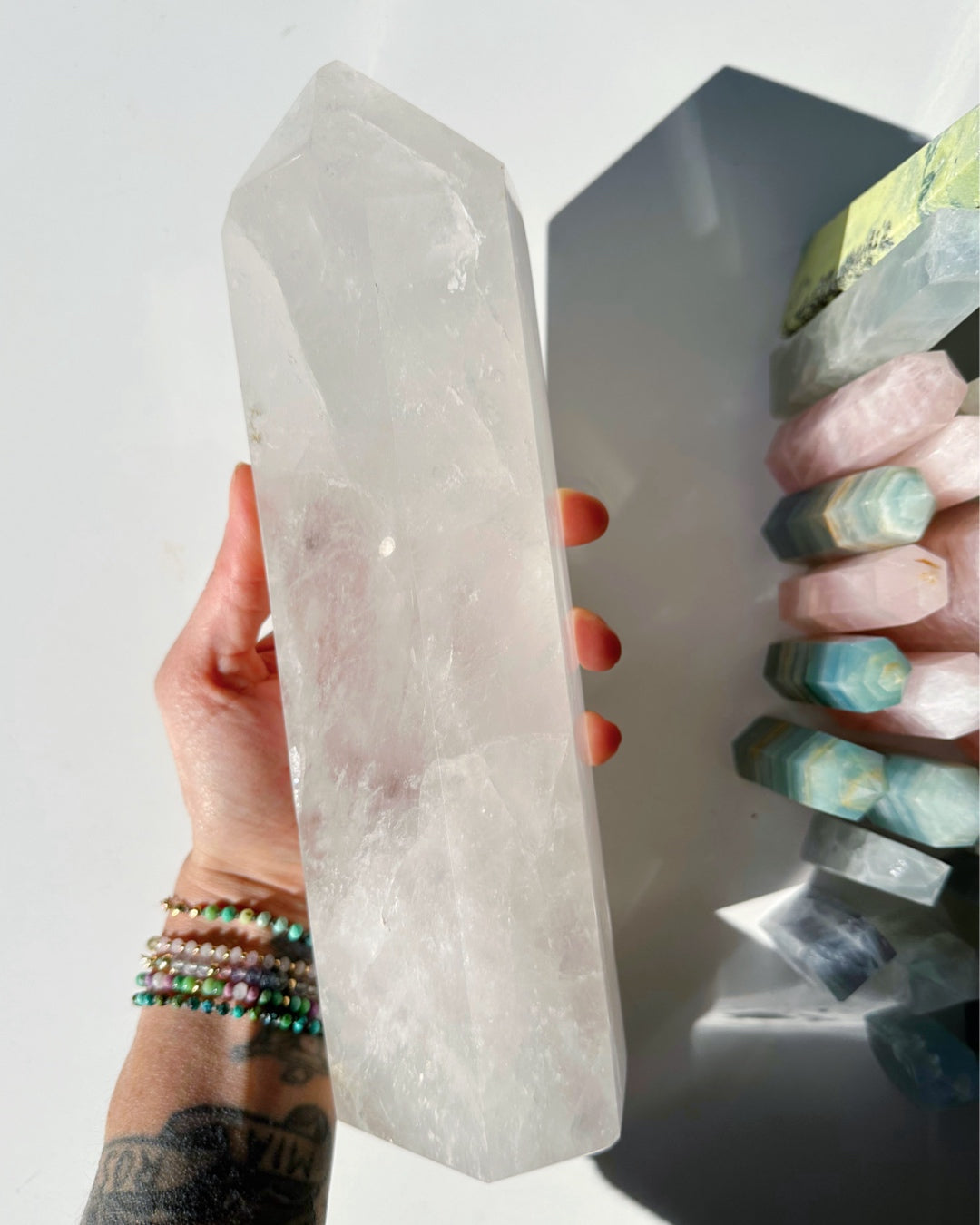 Large Quartz Tower - Baltic Mermaid