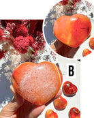 Carnelian Agate Hearts - Baltic Mermaid