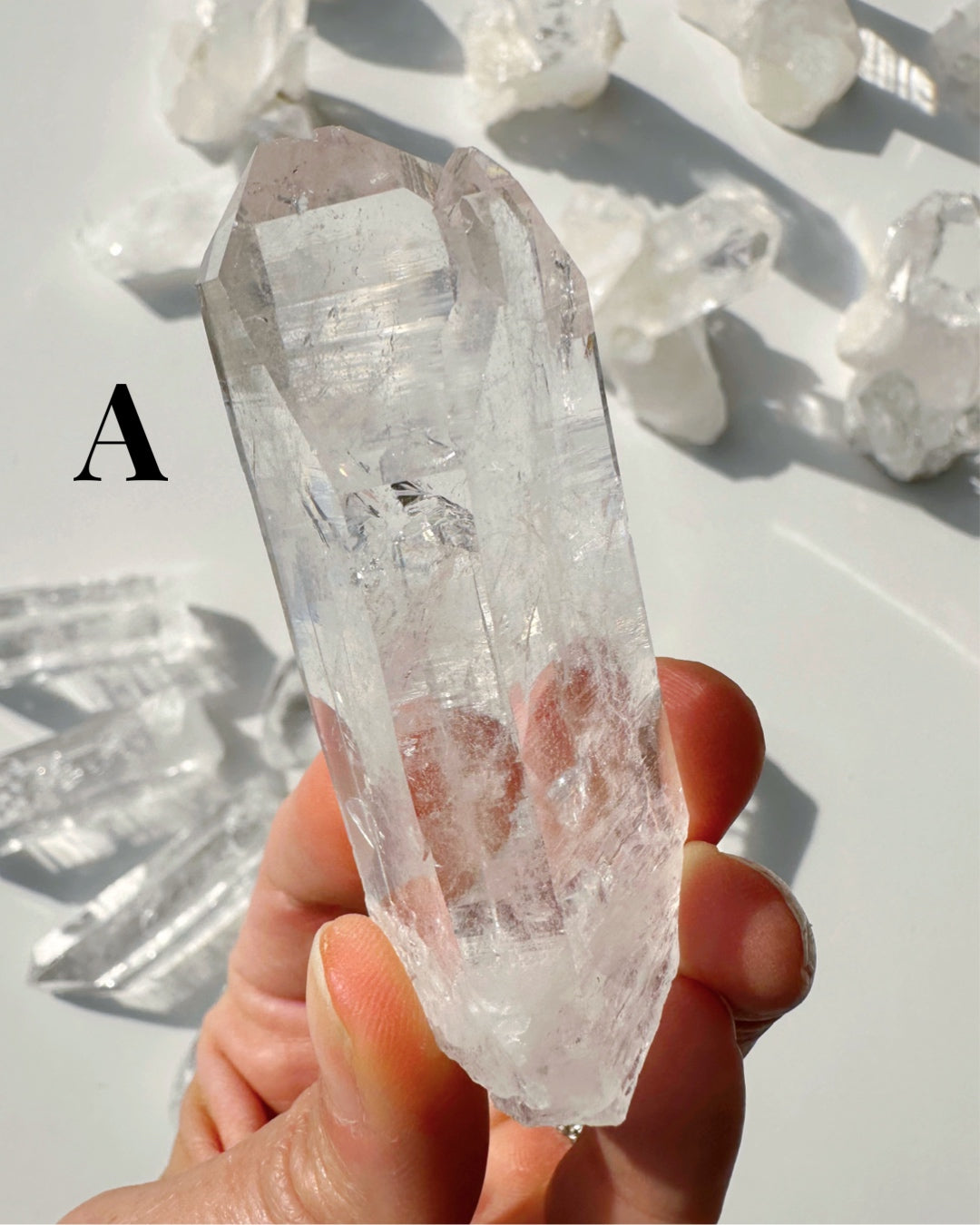 Arkansas Quartz Points - Super Clear