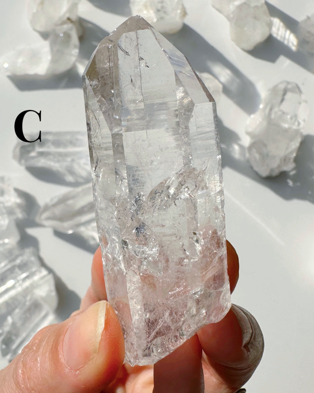 Arkansas Quartz Points - Super Clear