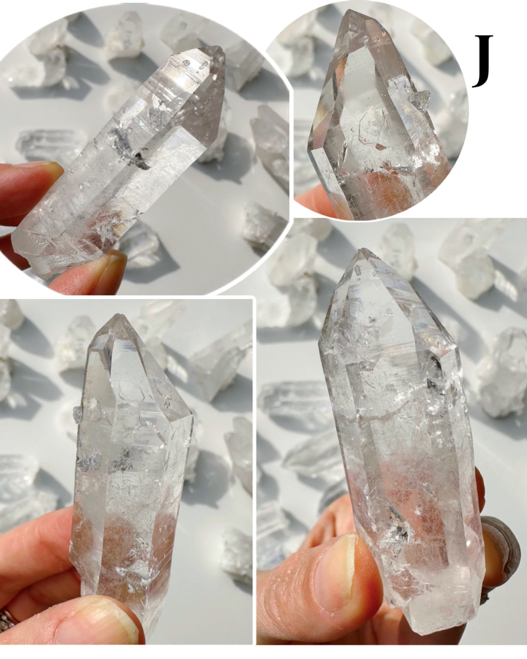 Arkansas Quartz Points - Super Clear