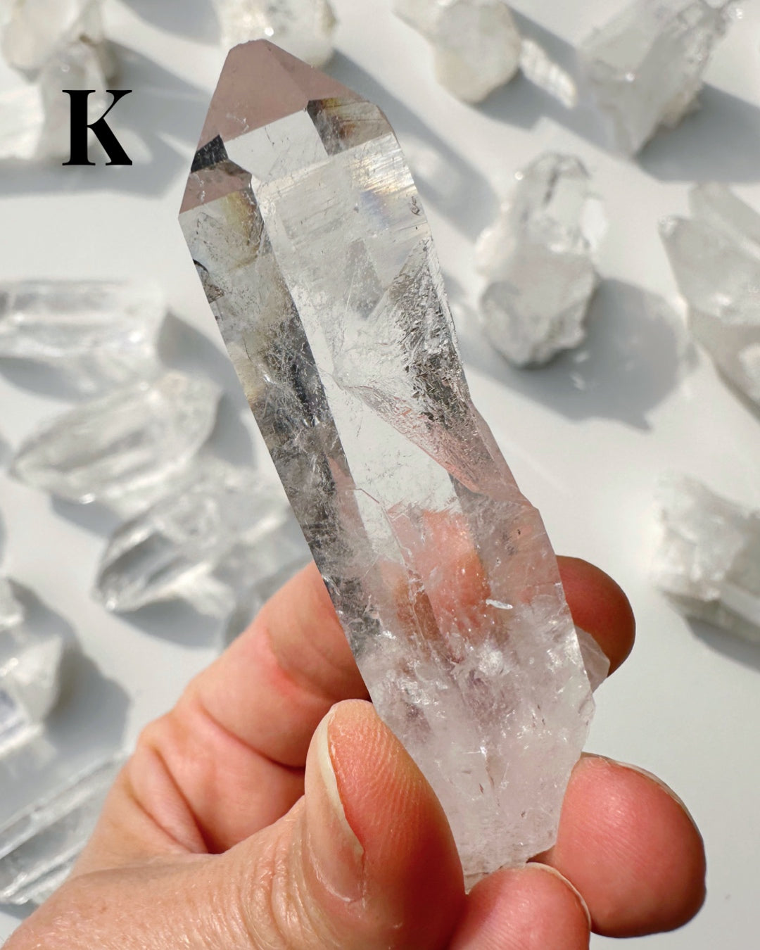 Arkansas Quartz Points - Super Clear