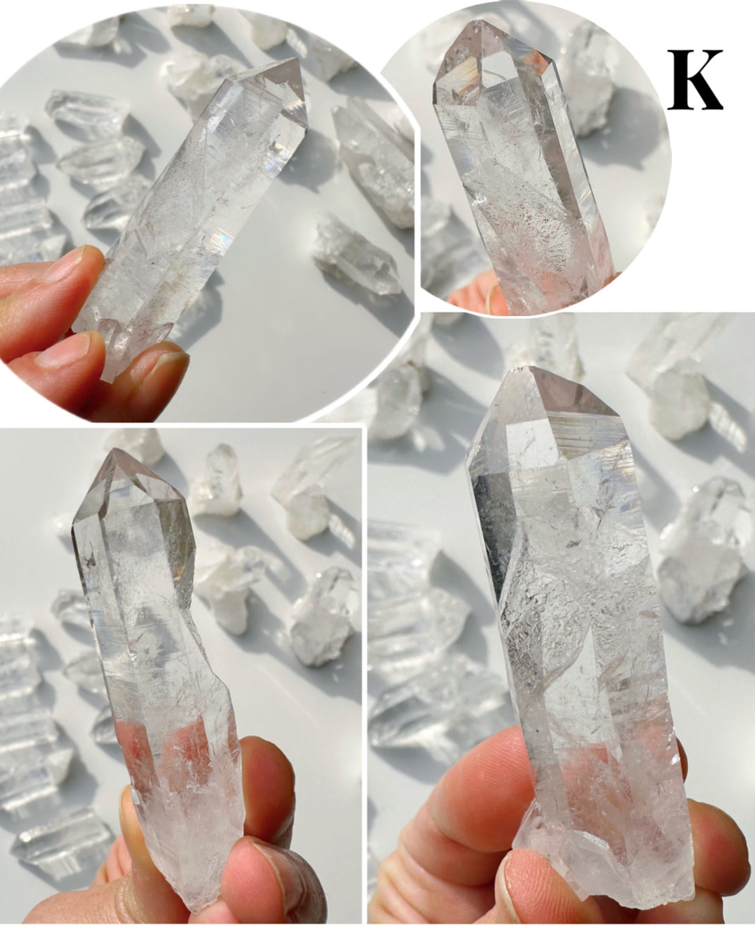 Arkansas Quartz Points - Super Clear