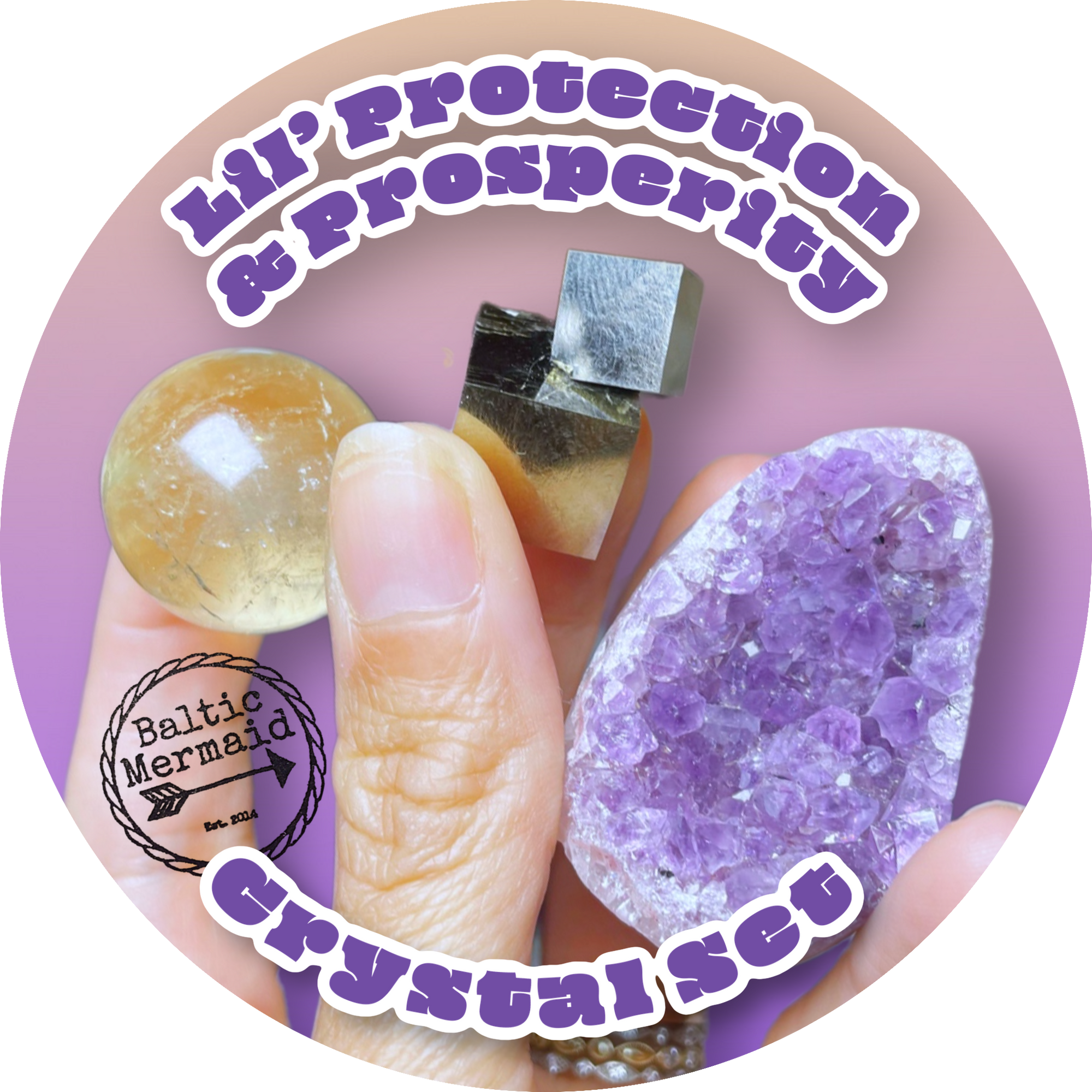 Lil’ Protection &amp; Prosperity Crystal Set