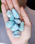 AAA Larimar Tumbled Stones