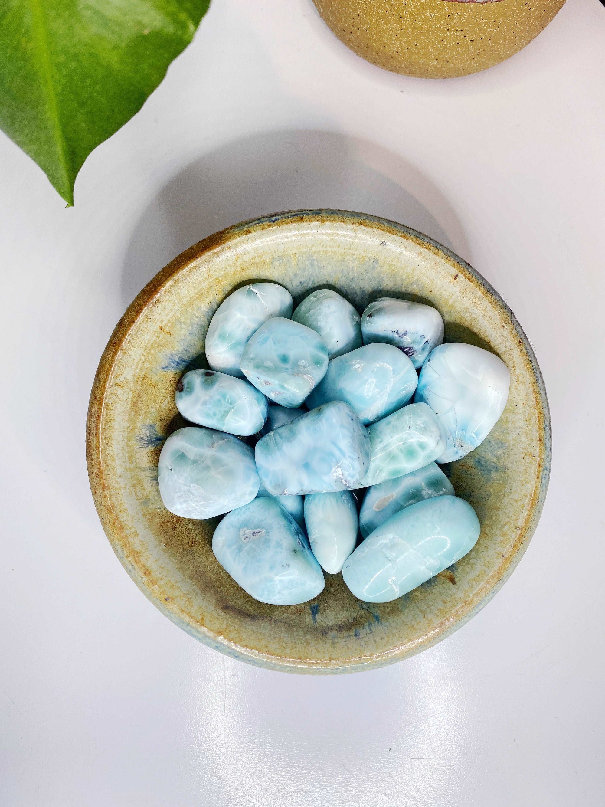 AAA Larimar Tumbled Stones