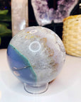 Amethyst Agate Sphere - Large