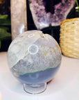 Amethyst Agate Sphere - Large