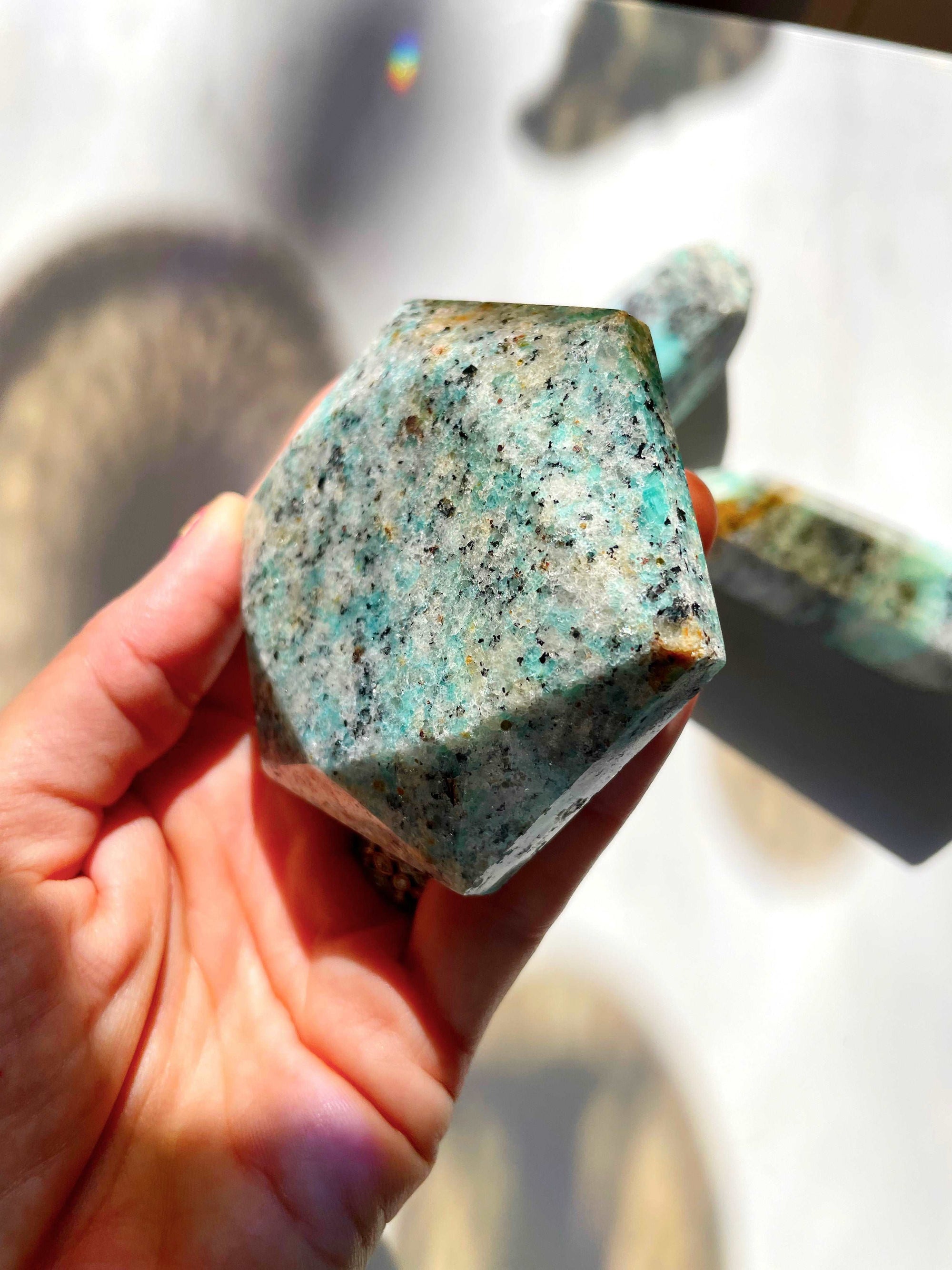 Amazonite Hexagon - AAA