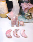 AAA Rhodochrosite Crescent Moons