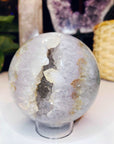 Amethyst Agate Sphere - Large